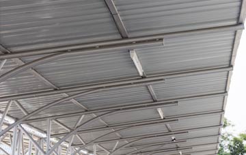 installing Ratho Station metal roofing